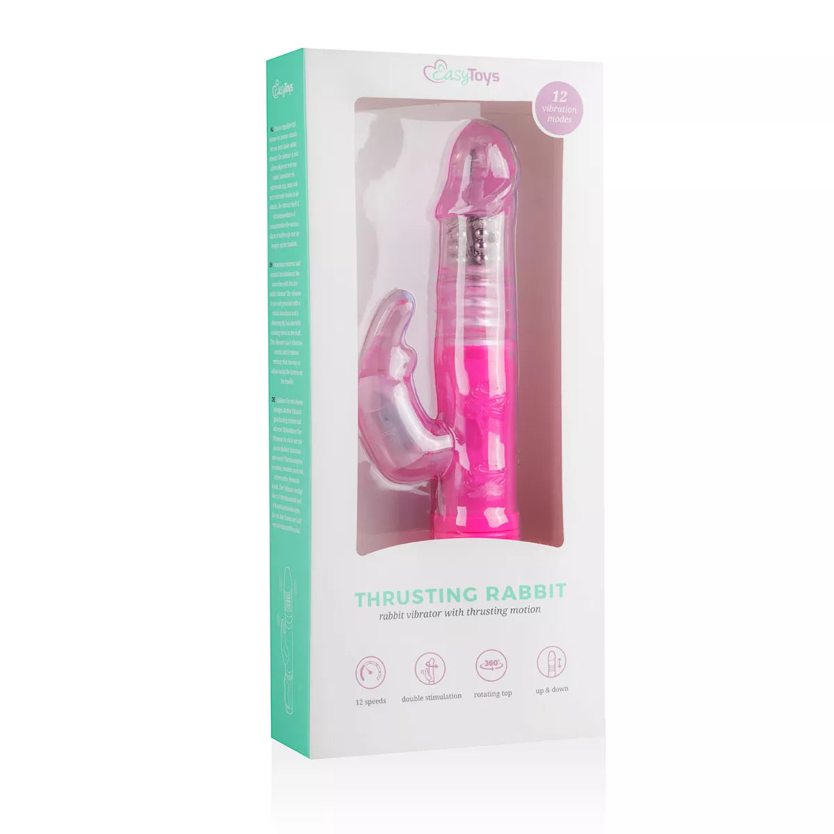 Classic Thrusting Rabbit Vibrator - PlayBlue