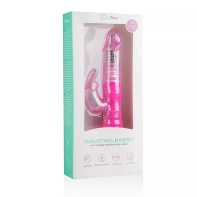 Classic Thrusting Rabbit Vibrator - PlayBlue