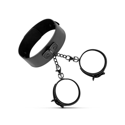 Collar & Wrist Cuffs - Black - PlayBlue