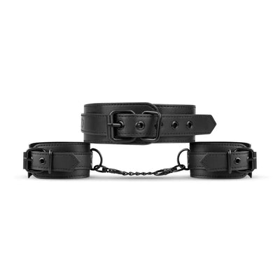 Collar & Wrist Cuffs - Black - PlayBlue