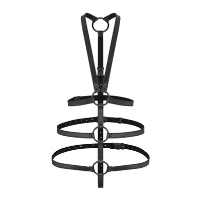 Vera Bondage Harness - Black - PlayBlue