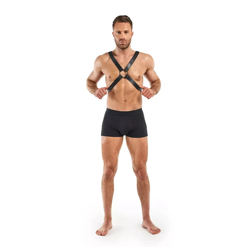 Lionel Bondage Harness - Black - PlayBlue