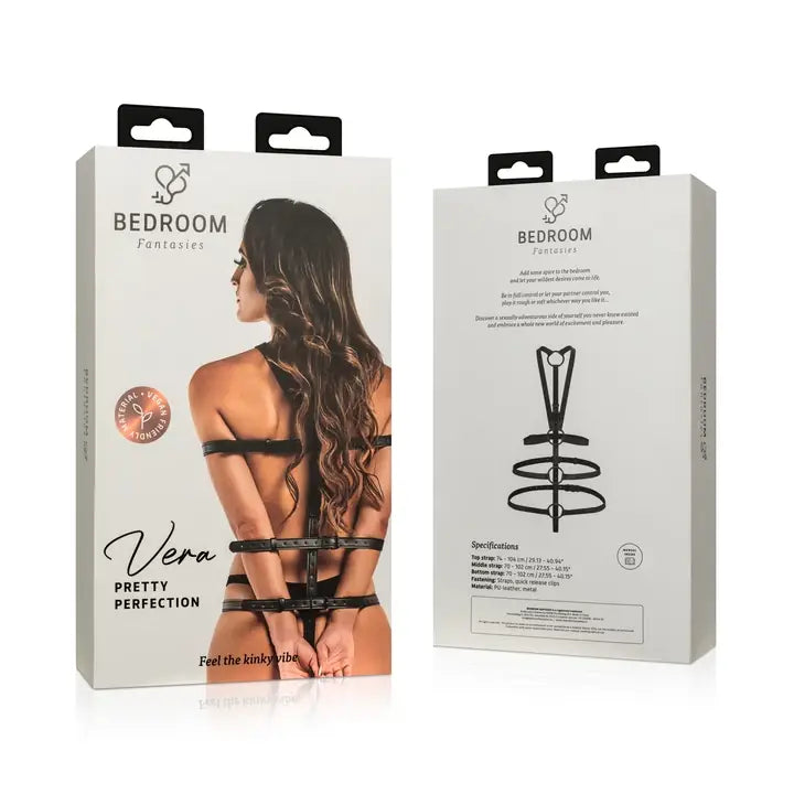 Vera Bondage Harness - Black - PlayBlue