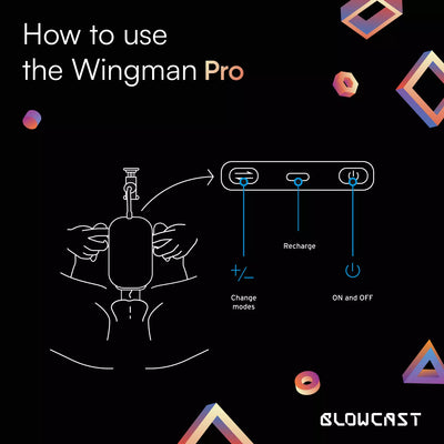 BLOWCAST - Wingman Pro Automatic Masturbator - PlayBlue