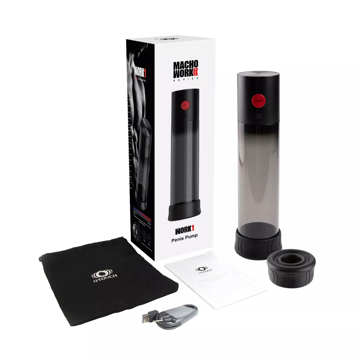 OTOUCH - Macho Work1 Automatic Penis Pump - PlayBlue