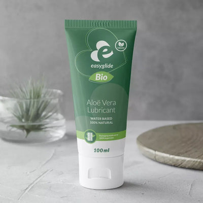 EasyGlide - Bio & Natural Water Based Aloe Vera Lubricant - 100 ml - PlayBlue