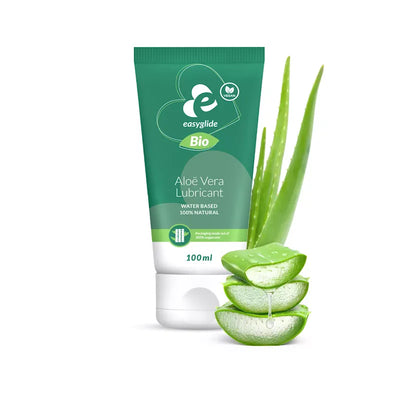 EasyGlide - Bio & Natural Water Based Aloe Vera Lubricant - 100 ml - PlayBlue
