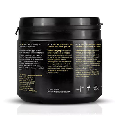 BUTTR - Fisting Gel Numbing - 500 ml - PlayBlue