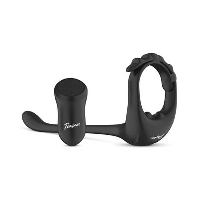 Teazers Triple Prostate Vibrator with Remote - PlayBlue