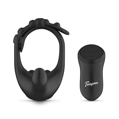 Teazers Triple Prostate Vibrator with Remote - PlayBlue