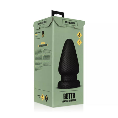 BUTTR - Cold Blooded Scaled Butt Plug XXL - PlayBlue