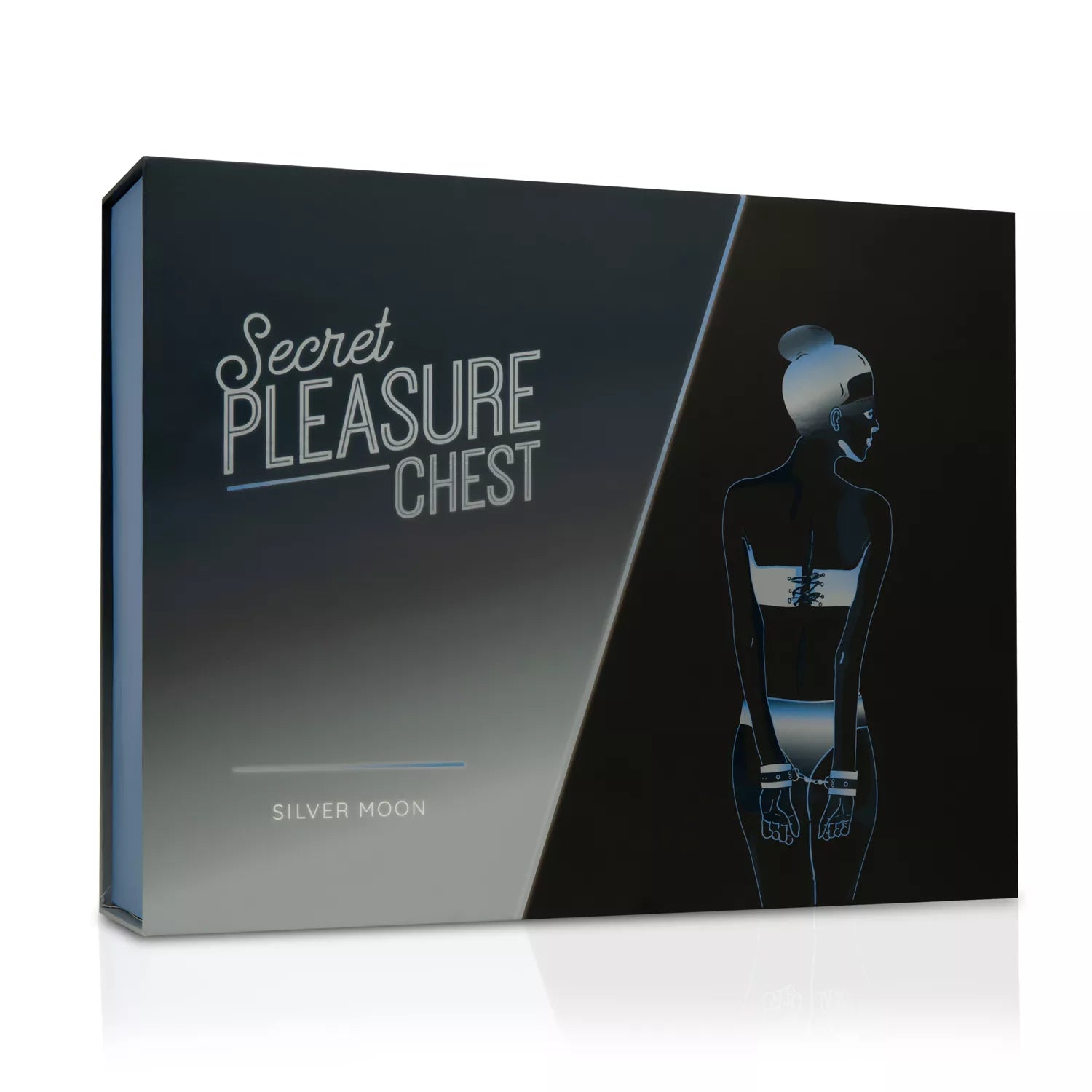 Loveboxxx - Secret Pleasure Chest BDSM Set - Silver Moon - PlayBlue
