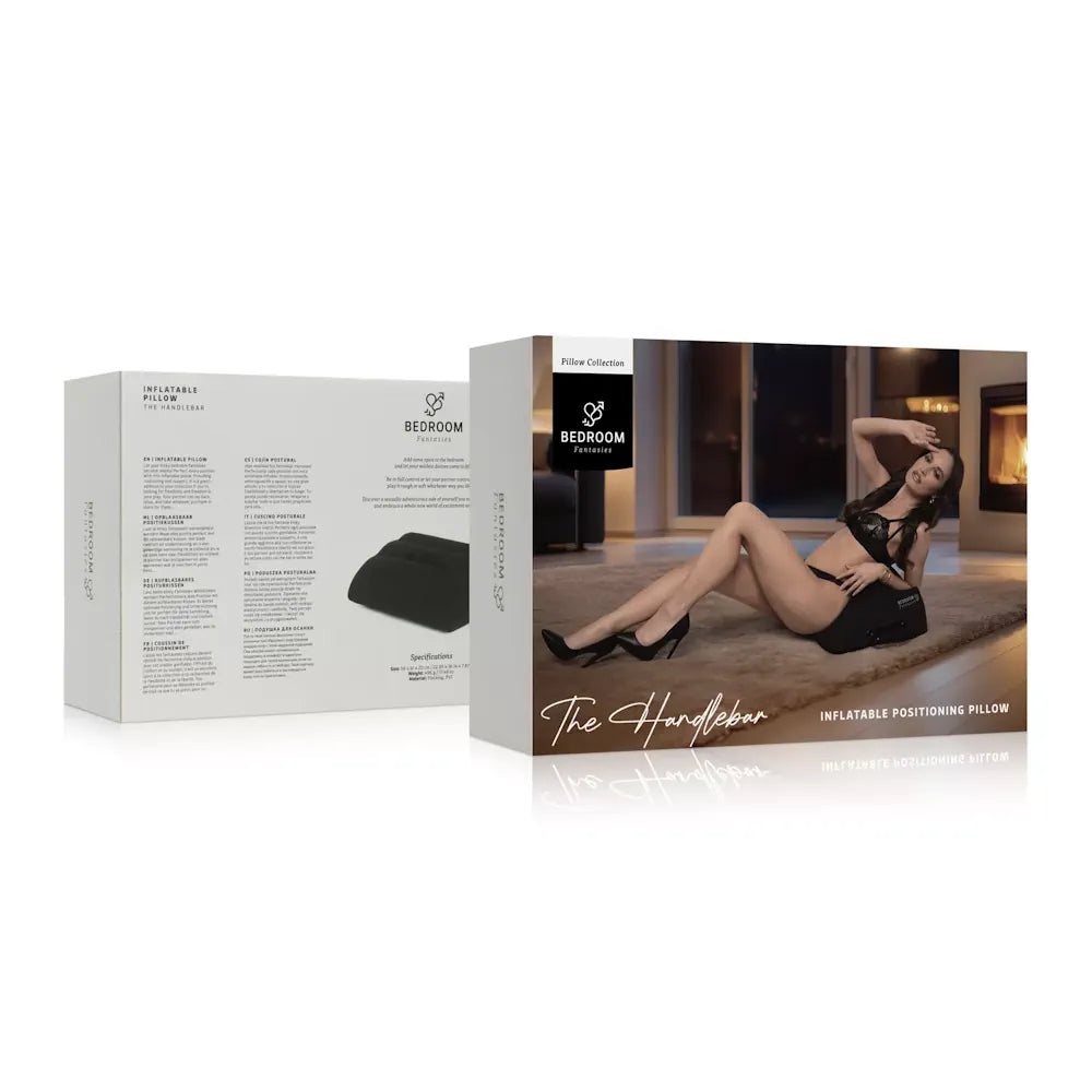 Bedroom Fantasies - The Handlebar Inflatable Pillow - Black - PlayBlue