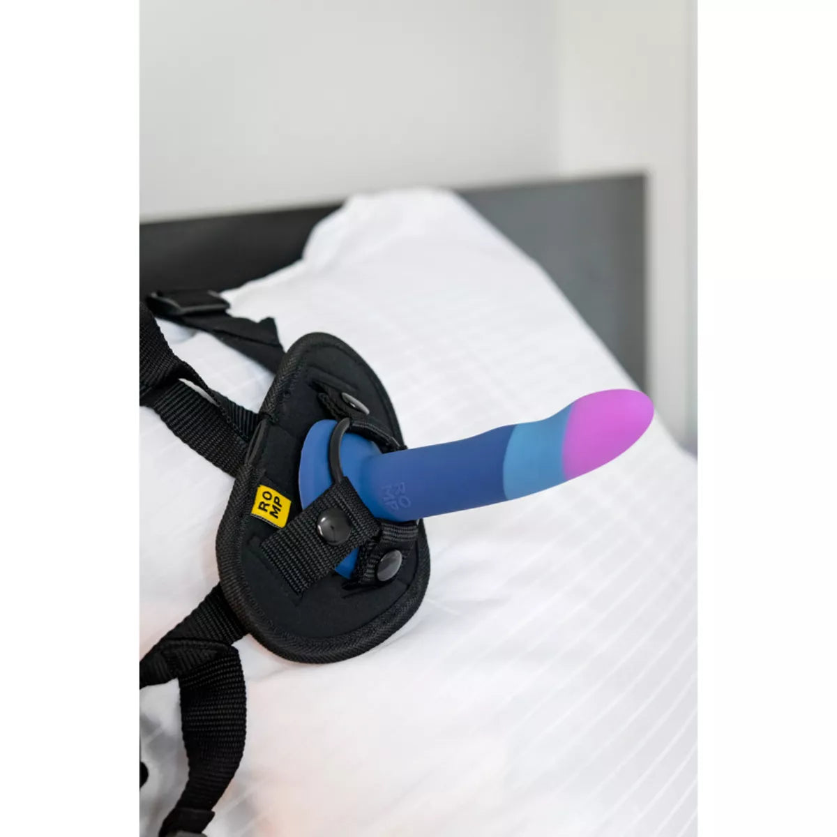 ROMP – Piccolo Pegging Kit – With Silicone Dildo & Harness - PlayBlue