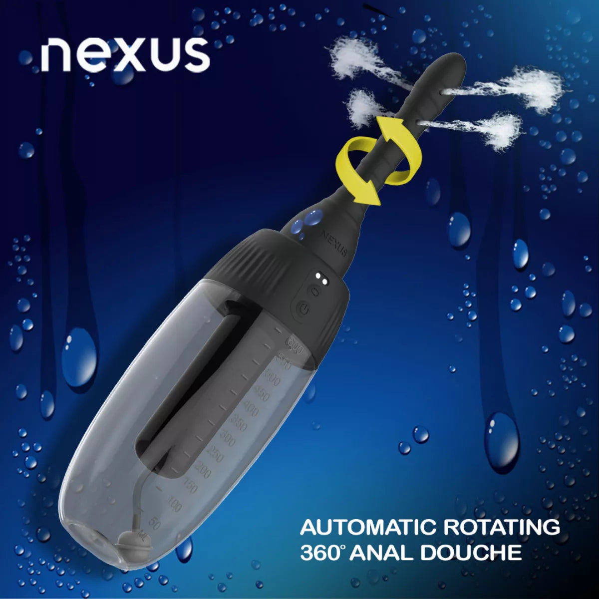 Nexus – Automatic Rotating 360° Anal Douche - PlayBlue