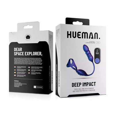 Hueman - Deep Impact Cock & Ball Ring - Thrusting Prostate Stimulator