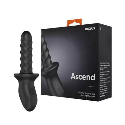Nexus – Ascend Thrusting & Rotating Massager - PlayBlue