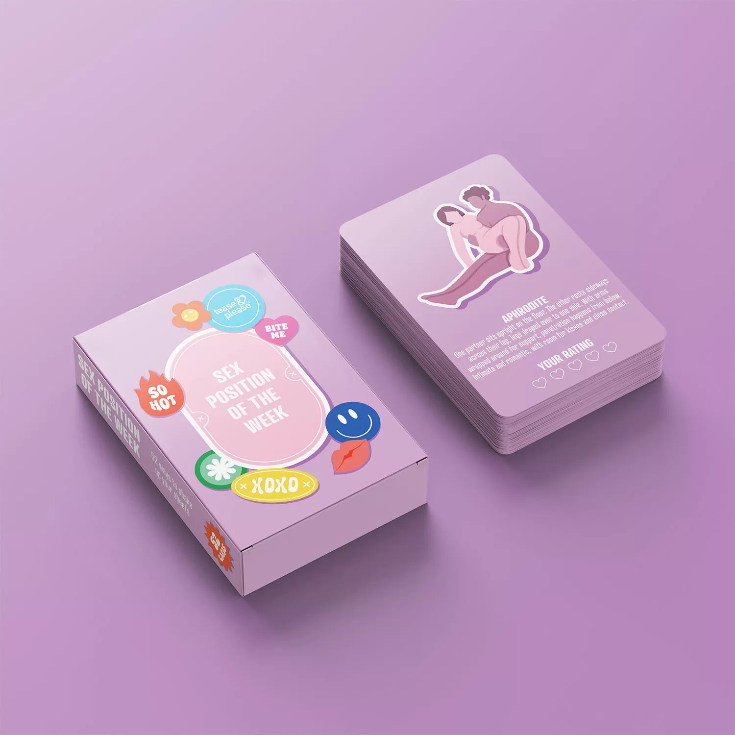 Tease & Please - Sex Position Of The Week Card Game - PlayBlue