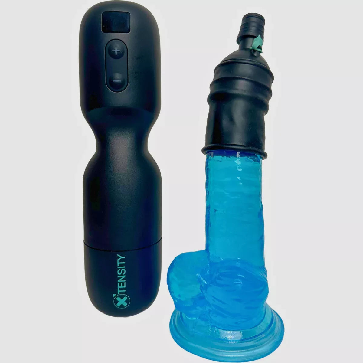 Xtensity 1 - Unique Push & Pull Premium Masturbator - PlayBlue