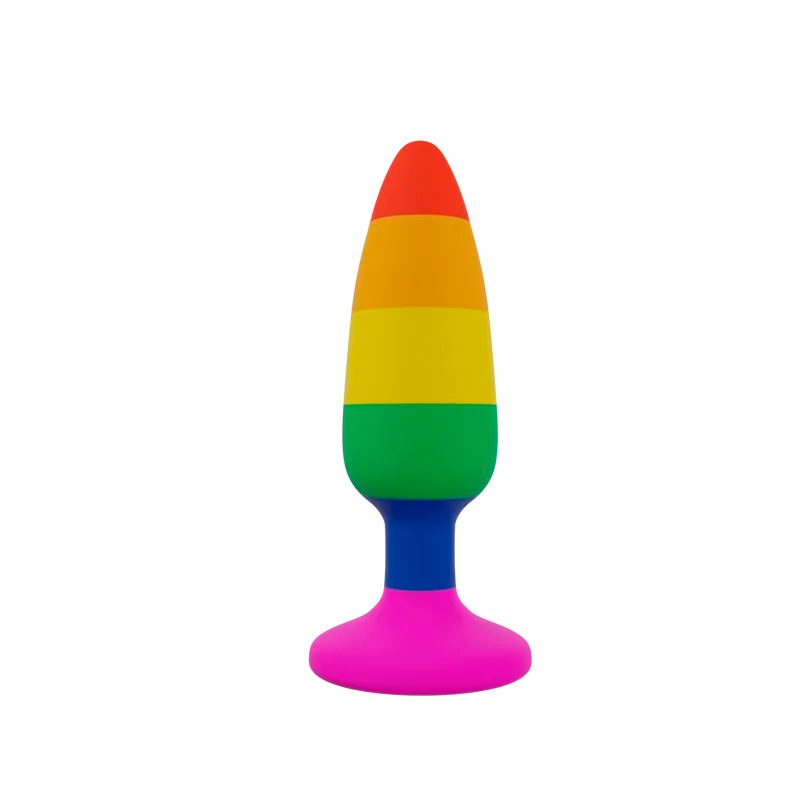 Woomy - Hiperloo Silicone Rainbow Plug - Small - PlayBlue