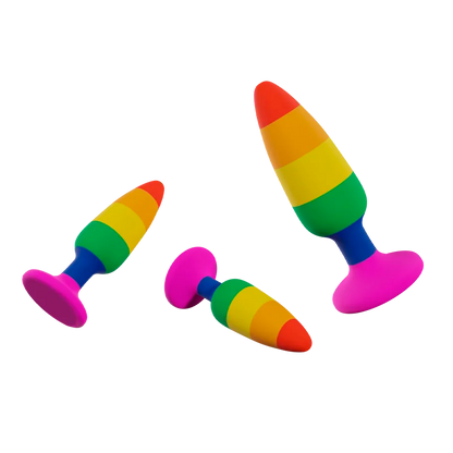 Woomy - Hiperloo Silicone Rainbow Plug