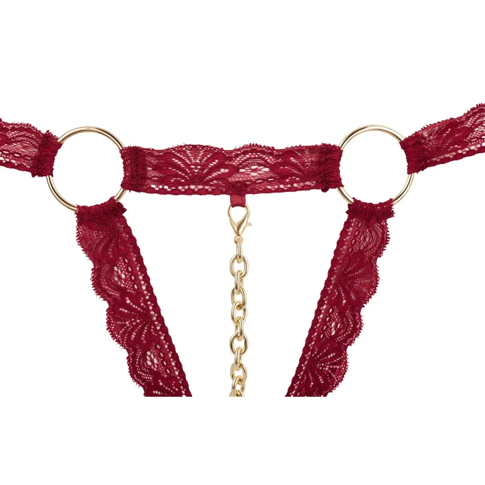 Cottelli - Open Bra & String Set - PlayBlue