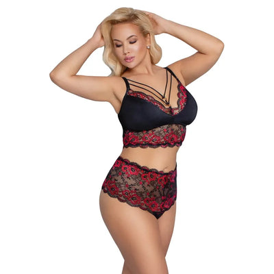 Cottelli Curves - Curvy Set - 4XL - PlayBlue