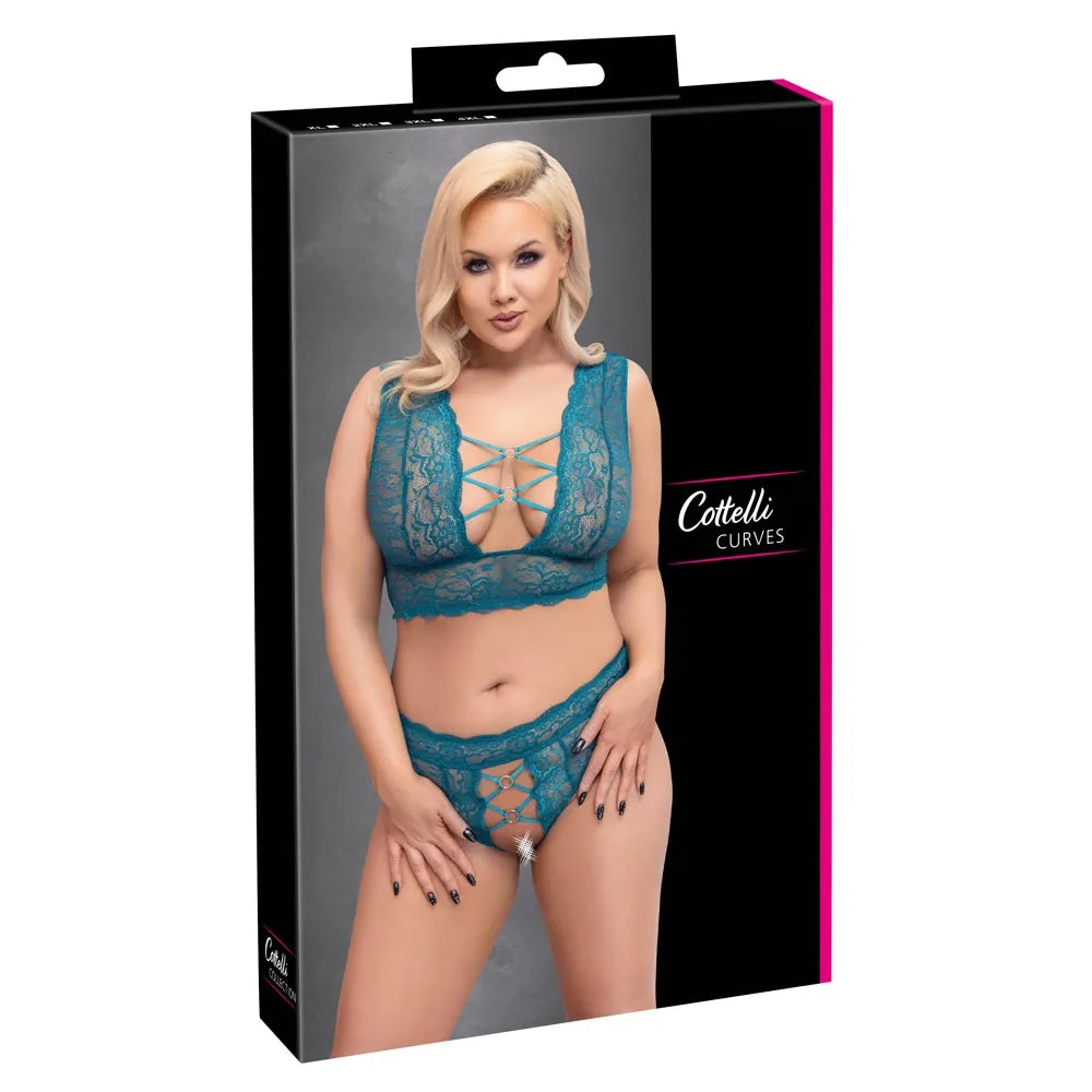 Cottelli Curves - Electric Set - 4XL - PlayBlue