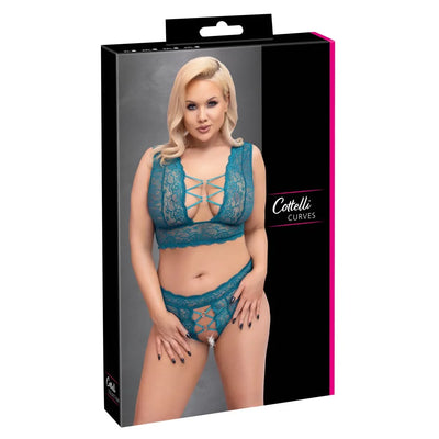 Cottelli Curves - Electric Set - 4XL - PlayBlue