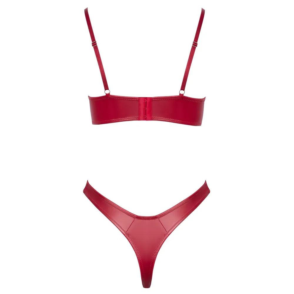 Cottelli - Red Party Set - Bra & Thong Set - 85B/L - PlayBlue