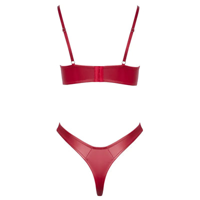 Cottelli - Red Party Set - Bra & Thong Set - 85B/L - PlayBlue