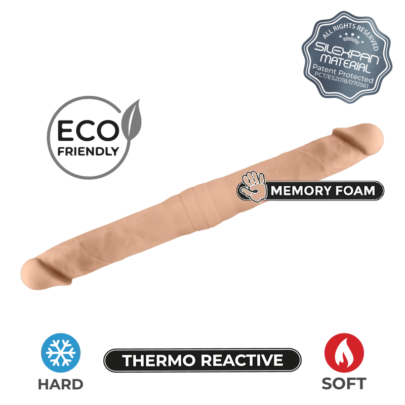 SilexD - Memory Silicone Double Dildo - 16 - PlayBlue