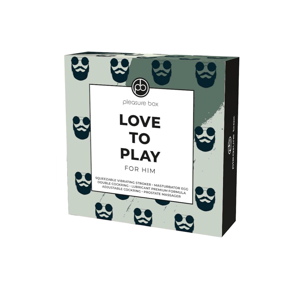 Pleasure Box - For Him - Beginner Male Sex Toy Kit - PlayBlue