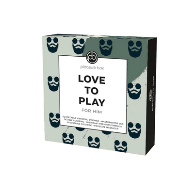 Pleasure Box - For Him - Beginner Male Sex Toy Kit - PlayBlue