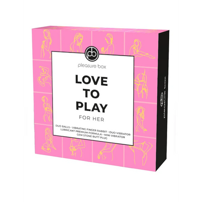 Pleasure Box - For Her - Beginner Sex Toy Kit - PlayBlue