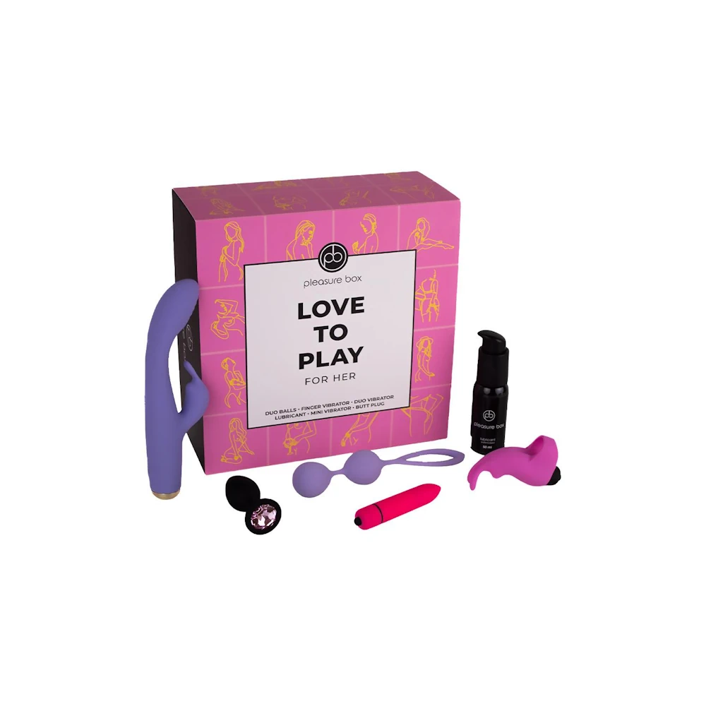 Pleasure Box - For Her - Beginner Sex Toy Kit - PlayBlue