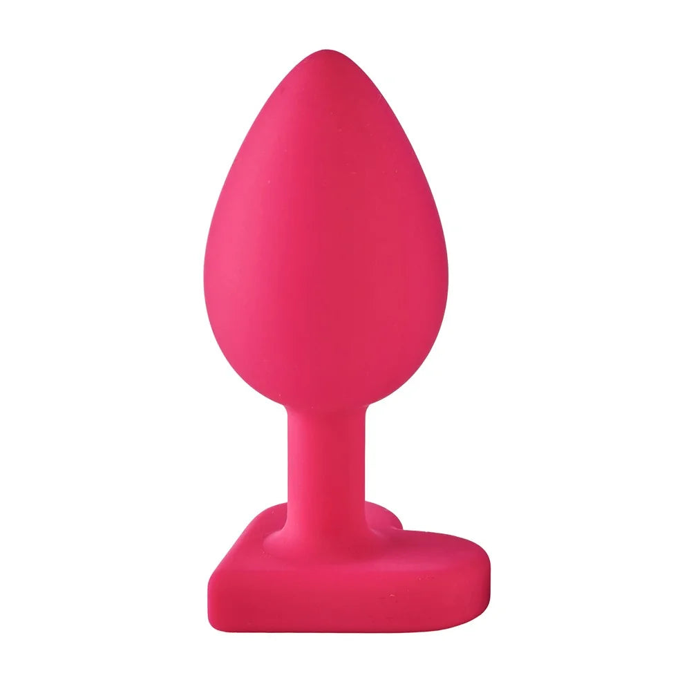 Dream Toys - Heart Silicone Plug - PlayBlue