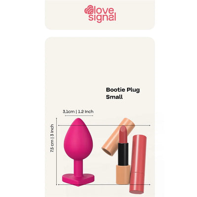 Dream Toys - Heart Silicone Plug - PlayBlue