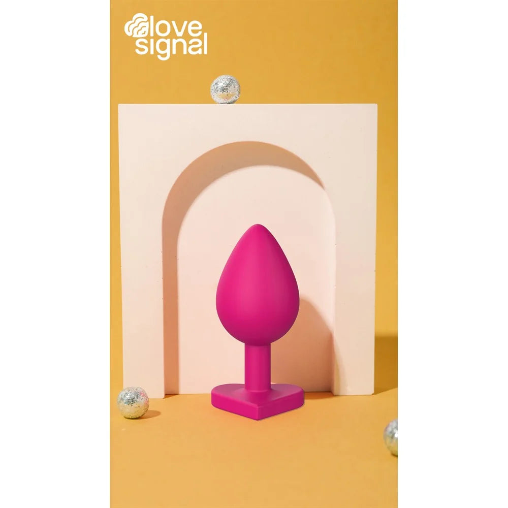 Dream Toys - Heart Silicone Plug - PlayBlue