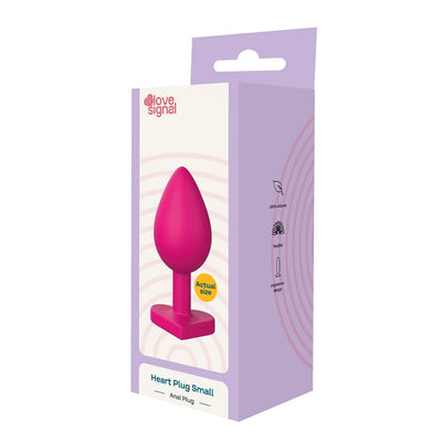 Dream Toys - Heart Silicone Plug - PlayBlue