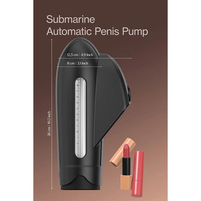 Dream Toys - Submarine Automatic Penis Pump - PlayBlue