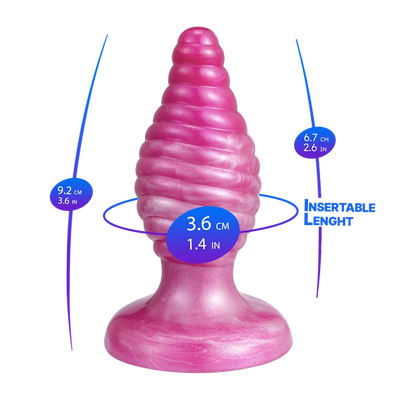 SilexD - Cherry Liquid Silicone Plug - Fantasy Collection - PlayBlue