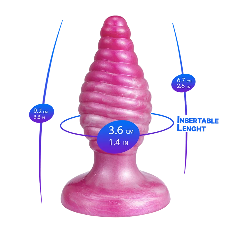 SilexD - Cherry Liquid Silicone Plug - Fantasy Collection - PlayBlue