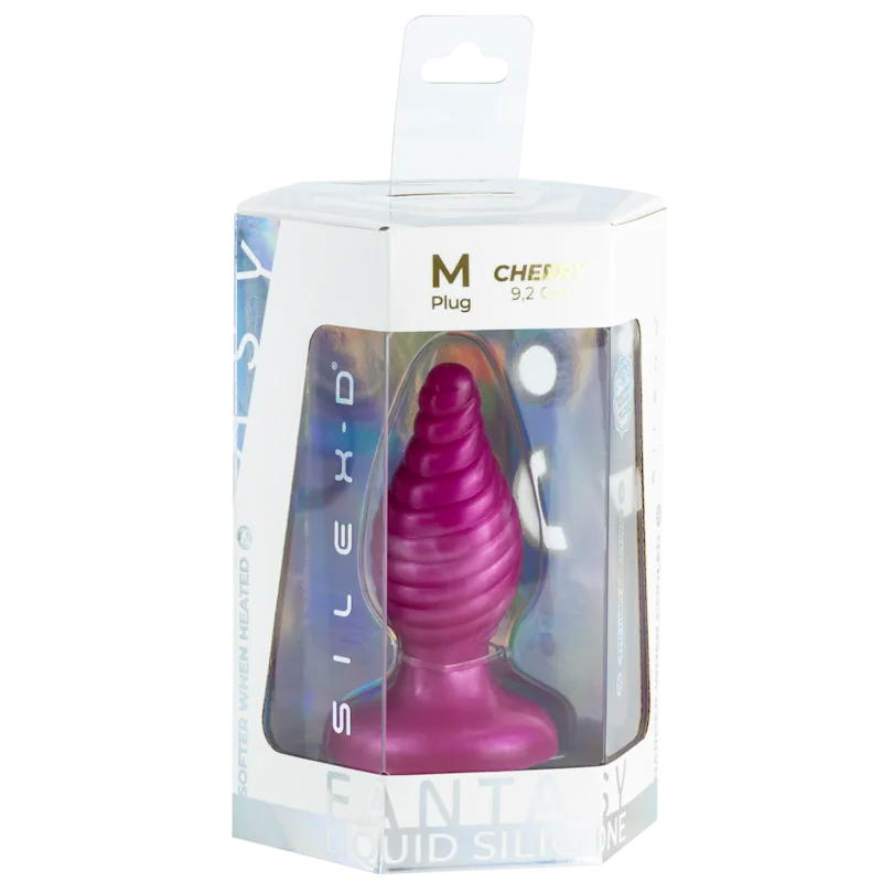SilexD - Cherry Liquid Silicone Plug - Fantasy Collection - PlayBlue