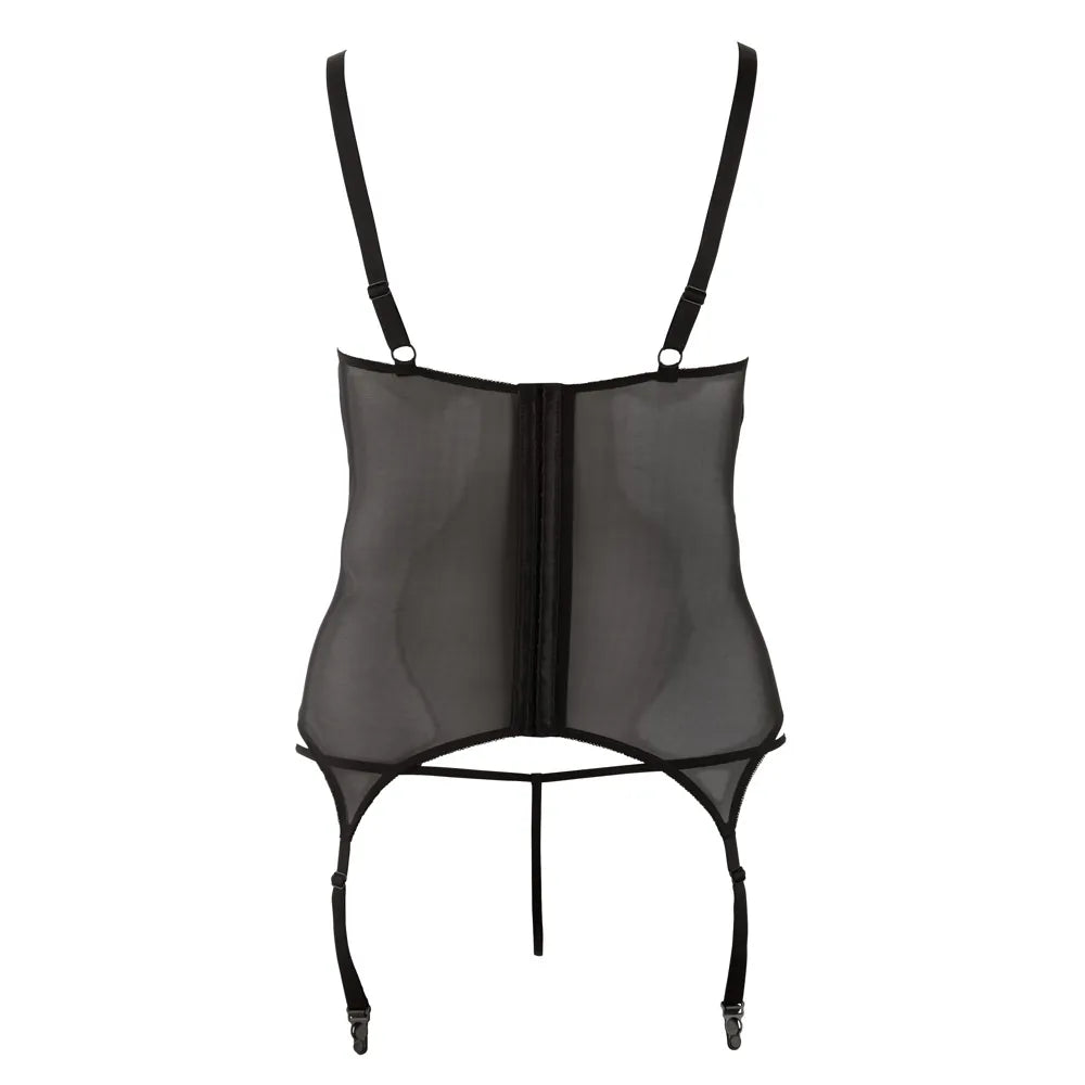 Cottelli Curves - Curvy Cami Suspender Dress - 4XL - PlayBlue