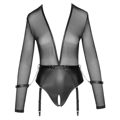 Cottelli Bondage - Low Cut Lock-up Body - PlayBlue