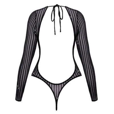 Cottelli Fantasy - Long Sleeved Thong Body - PlayBlue