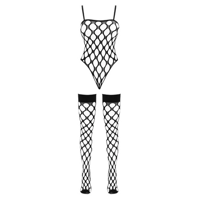 Cottelli - Soft XL Net with Net Hold-ups - PlayBlue