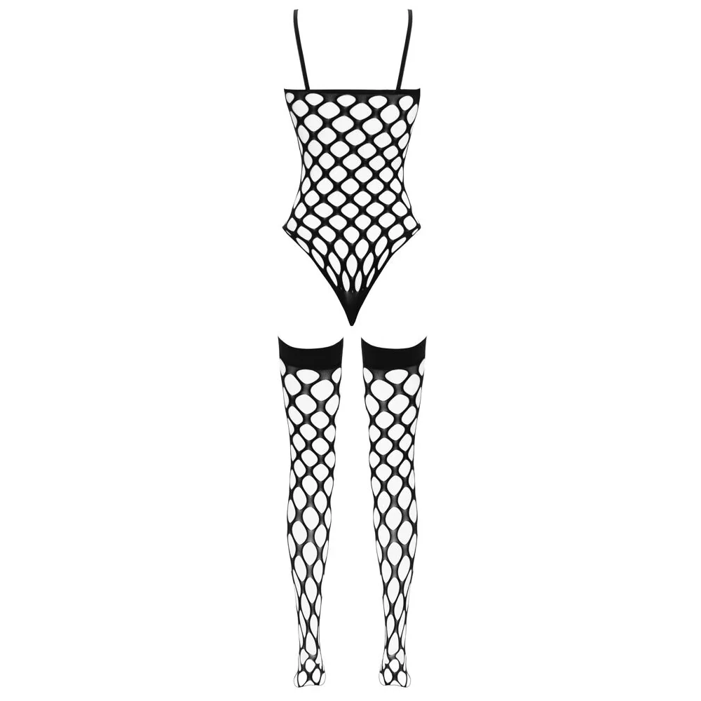 Cottelli - Soft XL Net with Net Hold-ups - PlayBlue