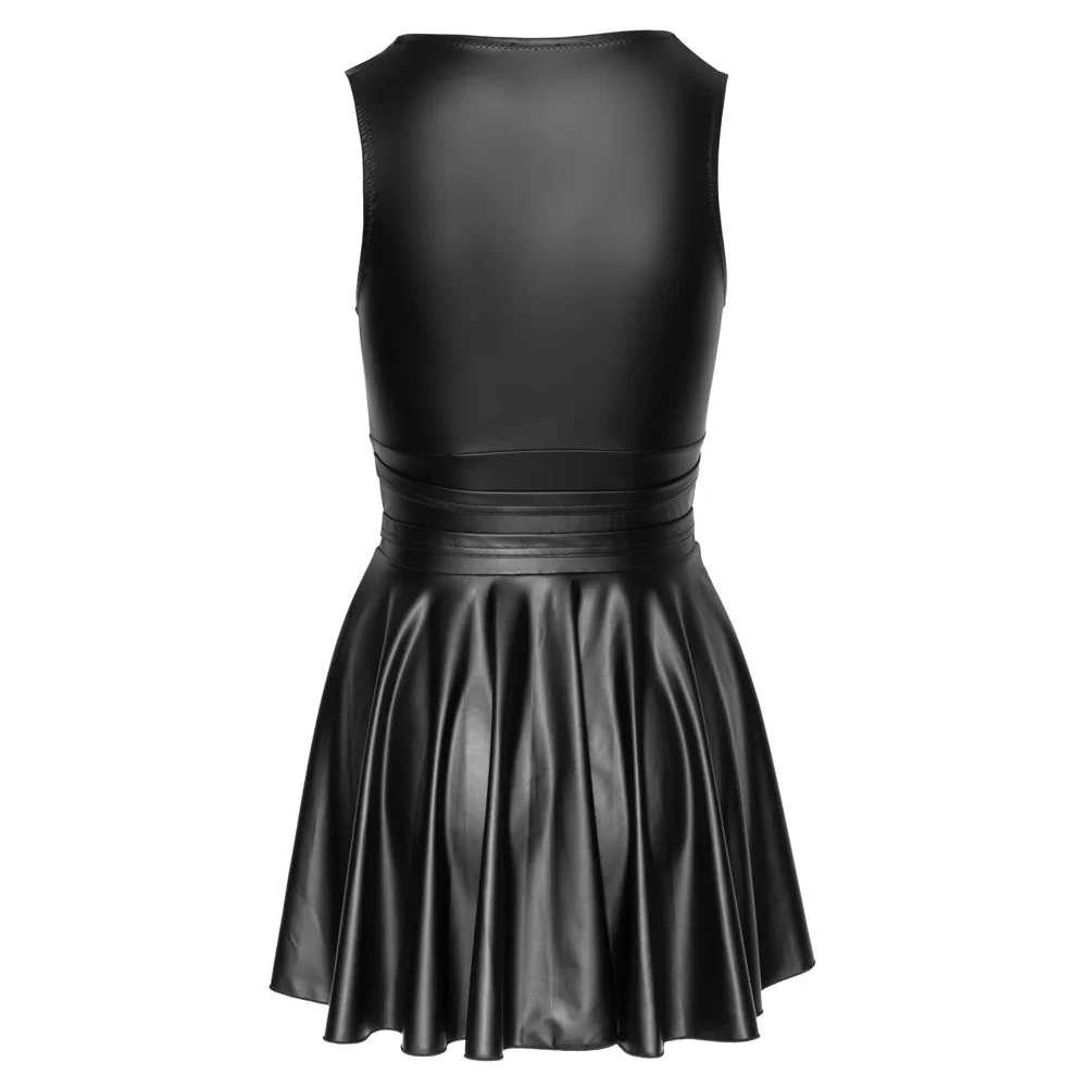 Cottelli - Matte Flared Party Dress - PlayBlue